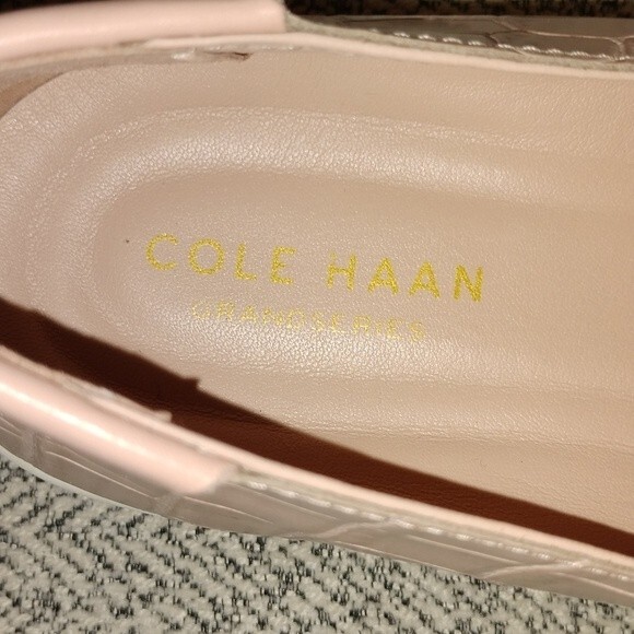 Cole Haan Grand to Pro Spectator Croc Embossed Leather Sneakers Size 10 B - Picture 10 of 11